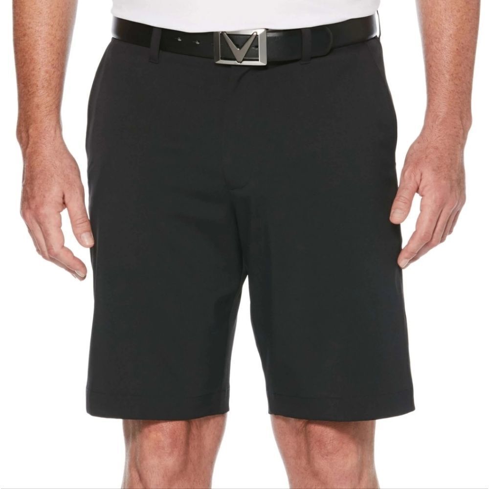 Callaway Men's 38 Black Golf Shorts 9" Opti Stretch UPF 50 Active Waistband NWT